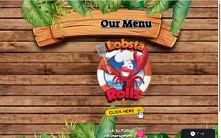 Lobsta Rolls website