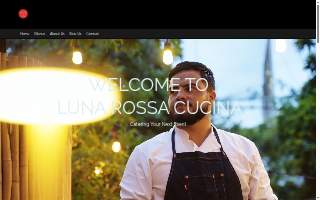 Luna Rossa Cucina website