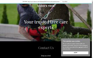 Steves Tree and Landscape Service website