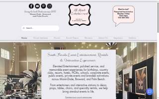 All About Entertainment, Inc. website