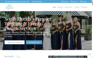 Bayfront Floral & Event Design website