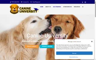 Canine University, LLC website