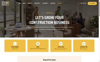 Construction Marketing Partners website
