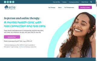 Ellie Mental Health website