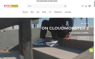 Fit2Run, The Runner's Superstore website