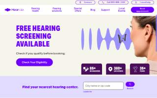 HearUSA website