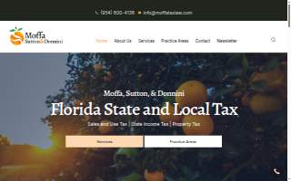 Moffa Tax Law of Dania Beach website