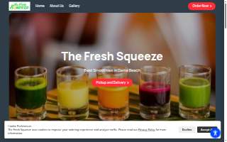 The Fresh Squeeze website