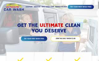 Ultimate Car Wash website