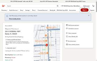 Walgreens Pharmacy website