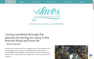 Waves Counseling and Consulting of Dania Beach website