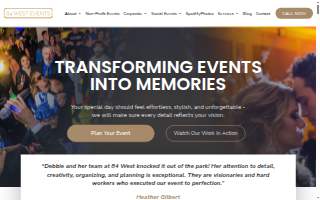 84 West Events website