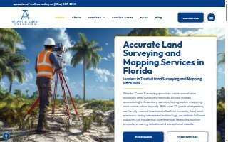 Atlantic Coast Surveying - Land Surveying & Mapping of Davie website