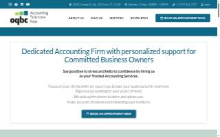 OQBC Accounting Solutions Now website