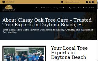 Classy Oak Tree Care website