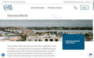 Cobb Cole - Daytona Beach Offices website