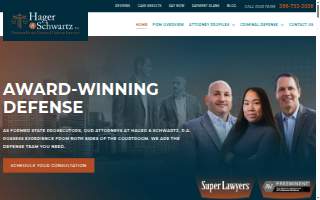 Hager & Schwartz, P.A. website