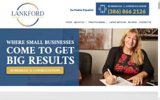 Lankford Law Firm website