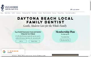 Oceanside Dental Daytona website