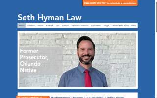 Seth Hyman Law website