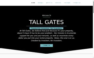 Tall Gates Property Management website