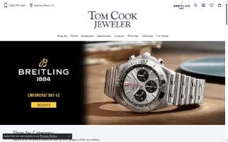 Tom Cook Jeweler Inc website