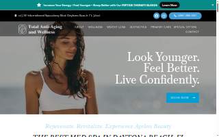 Total Anti-Aging and Wellness website
