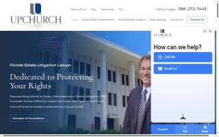 Upchurch Law website