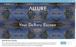 Allure on Enterprise Apartment Homes website