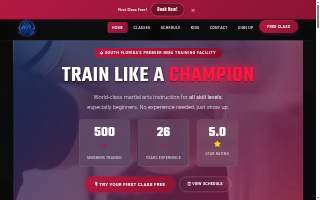 American Combat Gym website