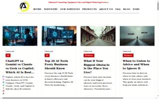 Amindus Consulting and Solutions website