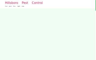 Hillsboro Pest Control inc website