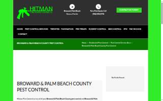 Hitman Termite & Pest Control website