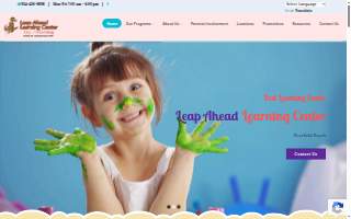 Leap Ahead Learning Center of Reno website
