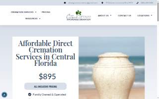 Citrus Grove Affordable Cremation website