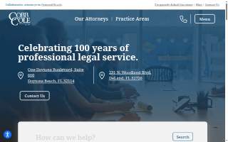Cobb Cole - DeLand Offices website