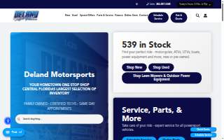 DeLand Motorsports & Outdoors website