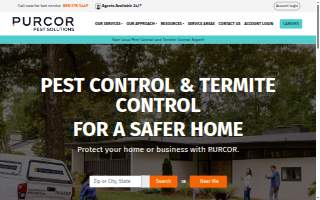 PURCOR Pest Solutions of Poway website