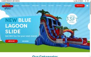All Around Fun Rental website