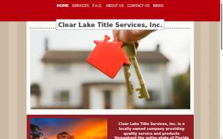 Clear Lake Title Services, Inc. website
