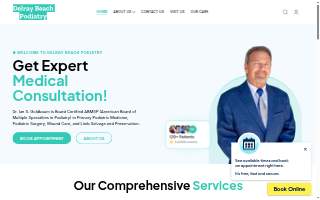 Delray Beach Podiatry website
