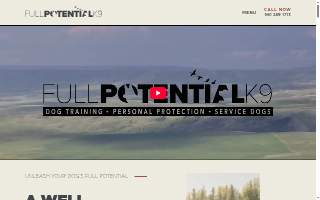 Full Potential K9 Inc website