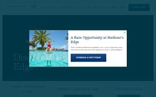 Harbour's Edge website