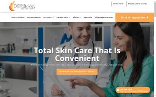 Premier Dermatology Partners website