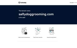 Salty Dog Grooming website