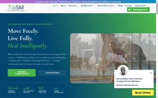 Tyrance Orthopedics & Sports Medicine website