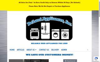 Deland Appliances, Inc website