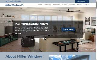 Miller Window website