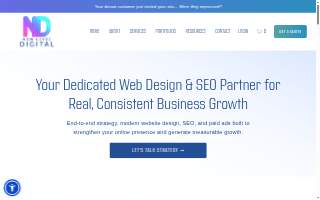 New Level Digital website