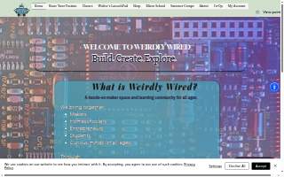 Weirdly Wired website